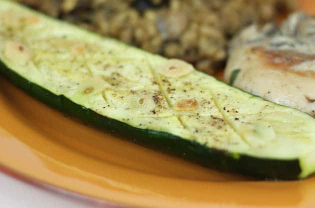 Baked Zucchini with Garlic and Lemon