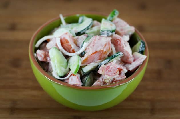 cucumber and tomato salad
