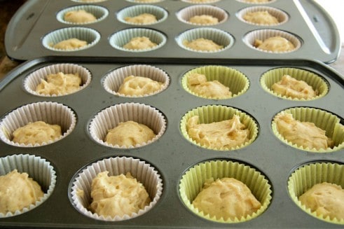 Apple Banana Muffins-10