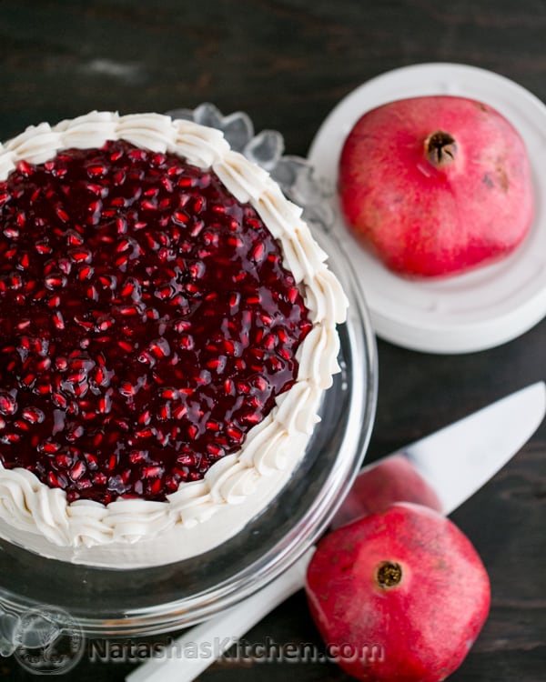 Pomegranate Christmas Cake_-2-2