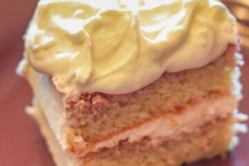 This is an easy and delicious Whipped Cream Cheese Frosting that mom discovered. It's a fluffy frosting that refrigerates well and can be made a day ahead.