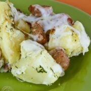 This Cheesy Pork and Potato Bake is very satisfying and simple to prepare. I hope your family enjoys it as much as we did.