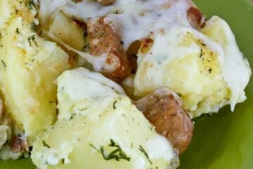 This Cheesy Pork and Potato Bake is very satisfying and simple to prepare. I hope your family enjoys it as much as we did.