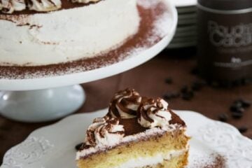 Clearly tiramisu is an Italian dessert. I'd call this the Russian adaptation. The frosting is light and fabulous. Hope you enjoy it, my family loves it!