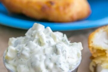 Try this quick and easy tartar sauce recipe and you'll never want store-bought again! | NatashasKitchen.com