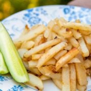 These Ukrainian Pan fried potatoes aren't difficult but there is a trick to getting that crispy crust and tender, buttery interior consistently. Here's how.
