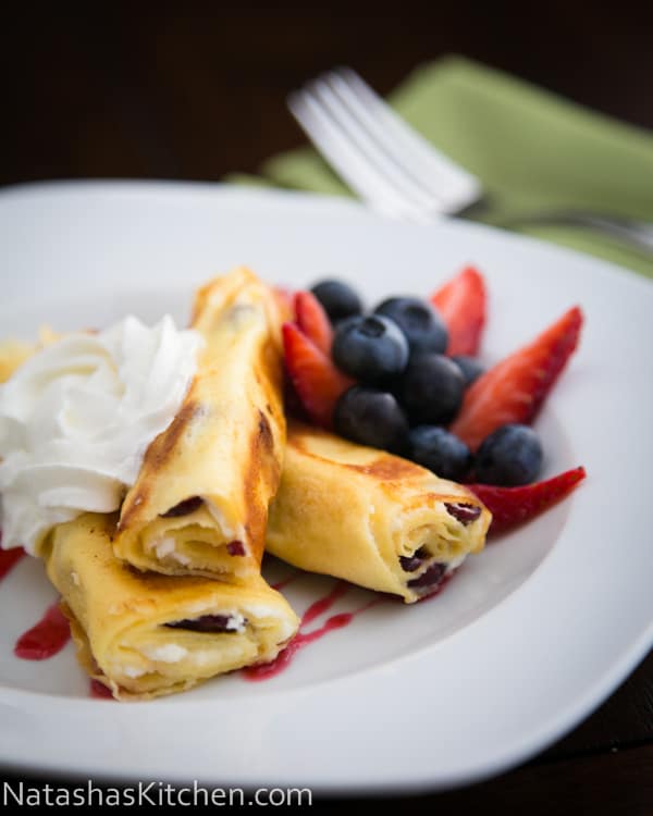 Russian Crepes with Cheese; A Video Tutorial