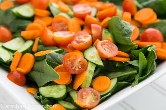 Spinach Salad with Balsamic Vinaigrette