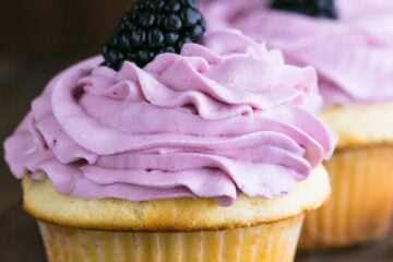 These Greek Yogurt Cupcakes are so fluffy and delicious. They are just as quick to whip up as boxed cupcakes but they taste so much better!