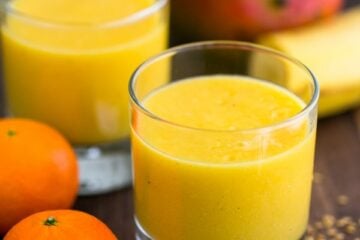 Start your day with this vitamin-rich, lip-smacking tropical mango pineapple smoothie for a quick breakfast or an afternoon snack.