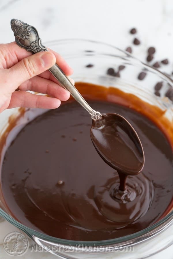 Perfect Chocolate Ganache + How to glaze a cake! @NatashasKitchen