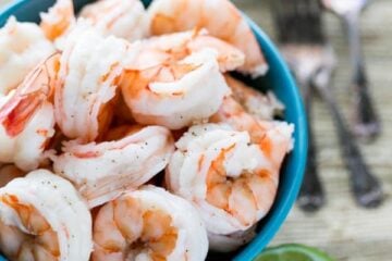 Learn how to make your own boiled shrimp at home! It takes just minutes to make and boiled shrimp can be use for any recipe that calls for cooked shrimp.