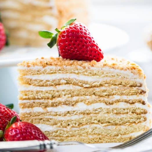8Layer Honey Cake Recipe (Medovik)