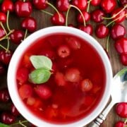 Kissel was one of our favorite childhood treats.&nbsp;This cherry soup kissel recipe is really easy to make and has just 4 ingredients.