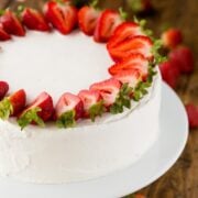 The famous moist Tres Leches Cake is now a two-layered cake perfect for any special occasion! @natashaskitchen