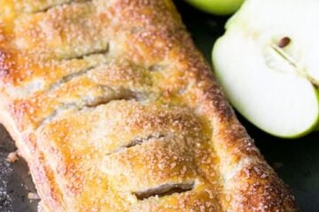 Caramelized apples wrapped in flaky puff pastry dough. So EASY and delicious! @natashaskitchen