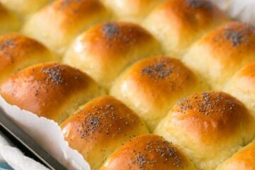 Sweet Poppy Seed Buns; super soft and my family approved @natashaskitchen