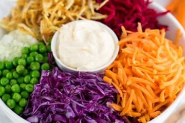 This Russian beet salad is always a hit at holiday parties and church potlucks and it's easy peasy! @natashaskitchen