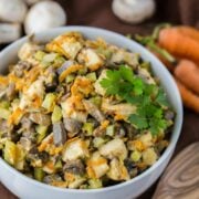 Chicken and Mushroom Wedding Salad - A unique and delicious salad! @natashaskitchen