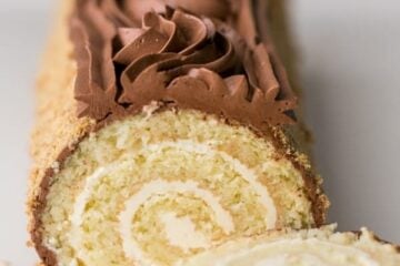 You have to try this cake roll! Moist, chocolatey & stunning. Step-by-step photos! @natashaskitchen
