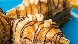 This baklava is flaky, crisp, tender and I love that it's not overly sweet. No store-bought baklava can touch this! | natashaskitchen.com