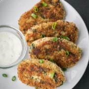 Chicken and Buckwheat Patties - loaded with healthy protein, grains & greens! So yummy! @natashaskitchen