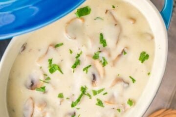 Easy Mushroom Gravy - so quick to make, you'll never go back to using the store-bought stuff! @natashaskitchen