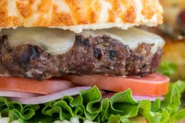 This Cheeseburger is so simple to make and is loaded with cheese! @natashaskitchen