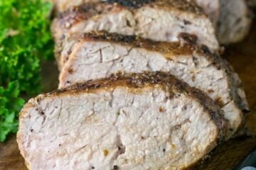 A tried and true, quick and easy method for roasted pork tenderloin. So juicy, tender & delicious! | NatashasKitchen.com