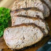 A tried and true, quick and easy method for roasted pork tenderloin. So juicy, tender & delicious! | NatashasKitchen.com