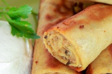 Mom's recipe for Savory Crepes. All you need to make this crepes recipe is a blender and non-stick skillet. Meat-filled crepes are a family favorite.