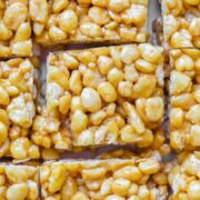 Caramel Corn Pops Treats - Kids love this dessert!! All you need is 3 ingredients and 10 minutes. | NatashasKitchen.com