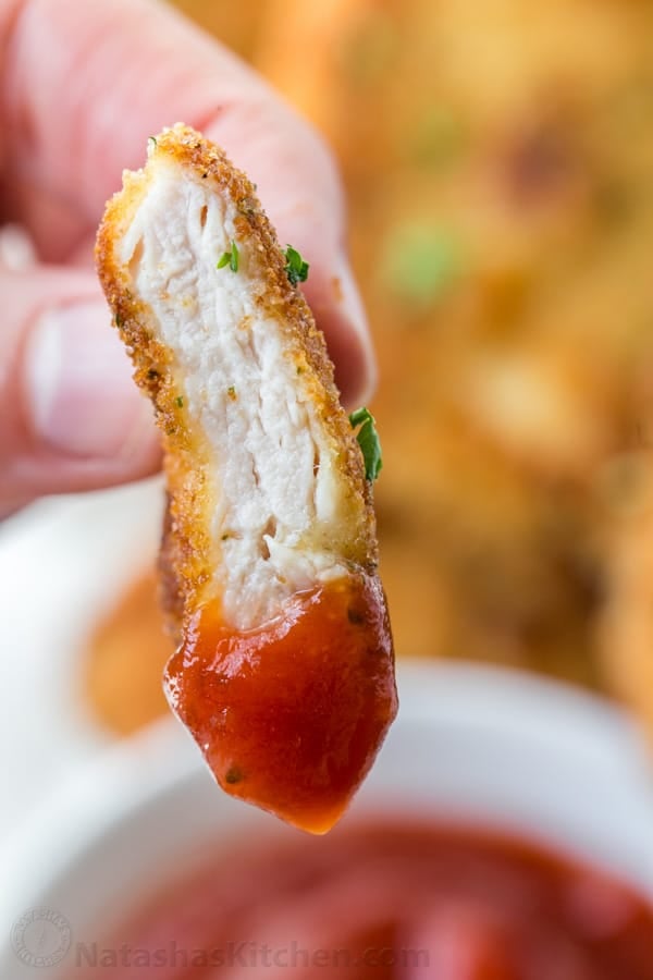 Easy Chicken Strips Recipe (Giant Chicken Nuggets) - Image 8