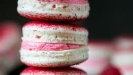 These raspberry macarons are tangy, sweet and melt-in-your-mouth amazing! Watch this great step-by-step video recipe from natashaskitchen.com