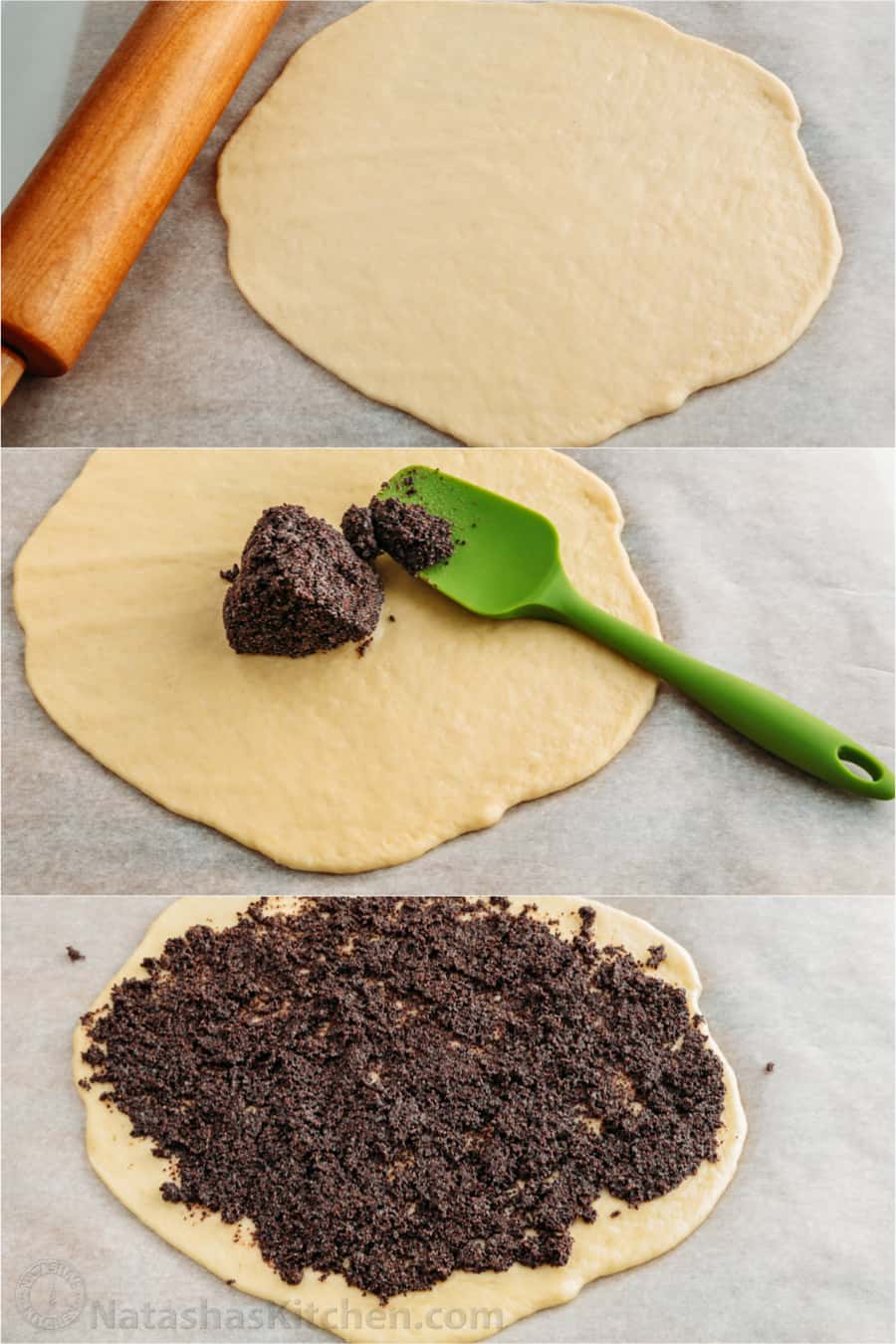 Poppy Mixture Poppy Seed Roll - Natasha's Kitchen