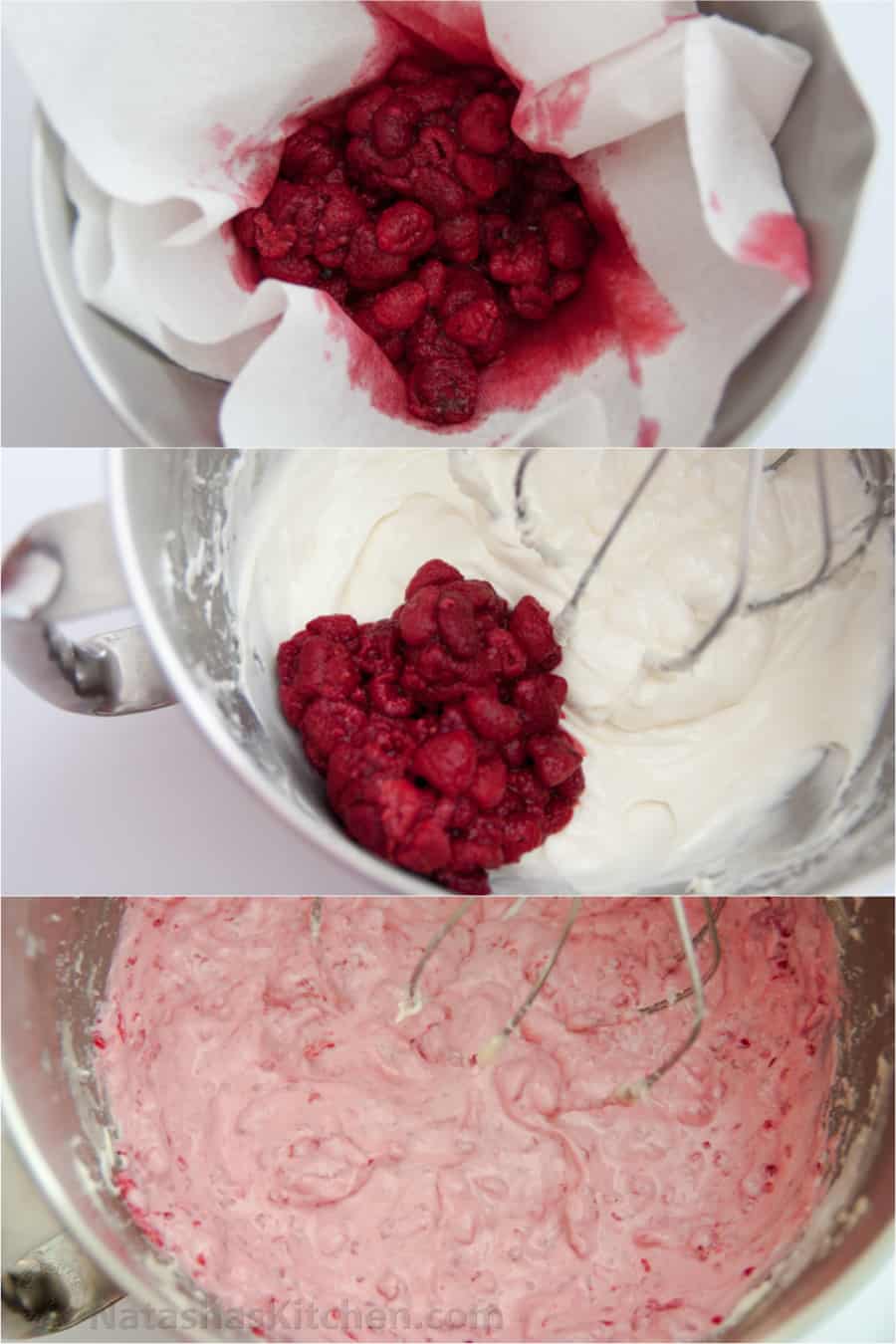 Biskvit Raspberry Roulade (Roulette) Cake - Рулет