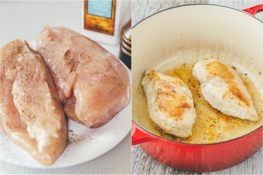 Chicken Pasta in Creamy Tomato Sauce - NatashasKitchen.com