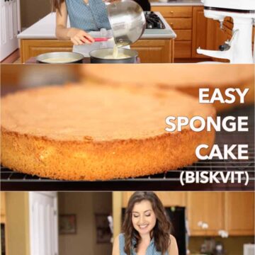 How to make a 4-ingredient sponge cake (genoise cake) | natashaskitchen.com