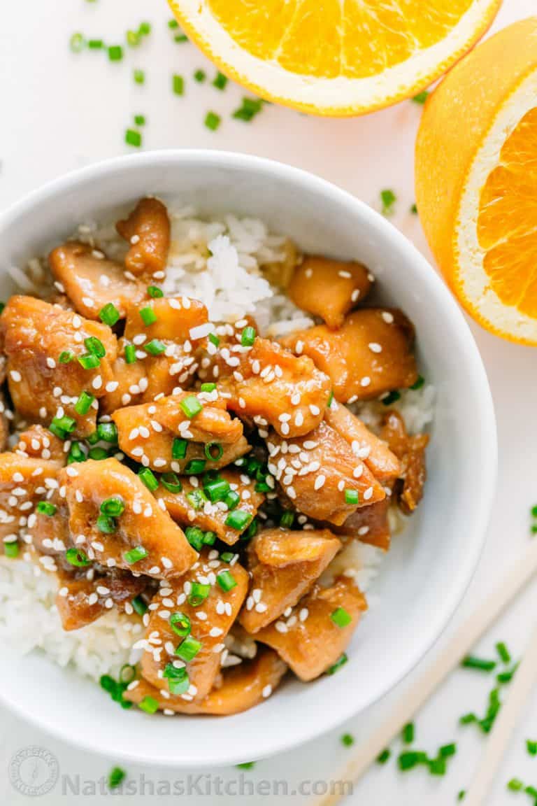Easy Teriyaki Chicken Recipe that tastes better than takeout. This chicken teriyaki is a family favorite! Simple easy dinner idea. We served it over buttery white rice with broccoli. Yum! | natashaskitchen.com