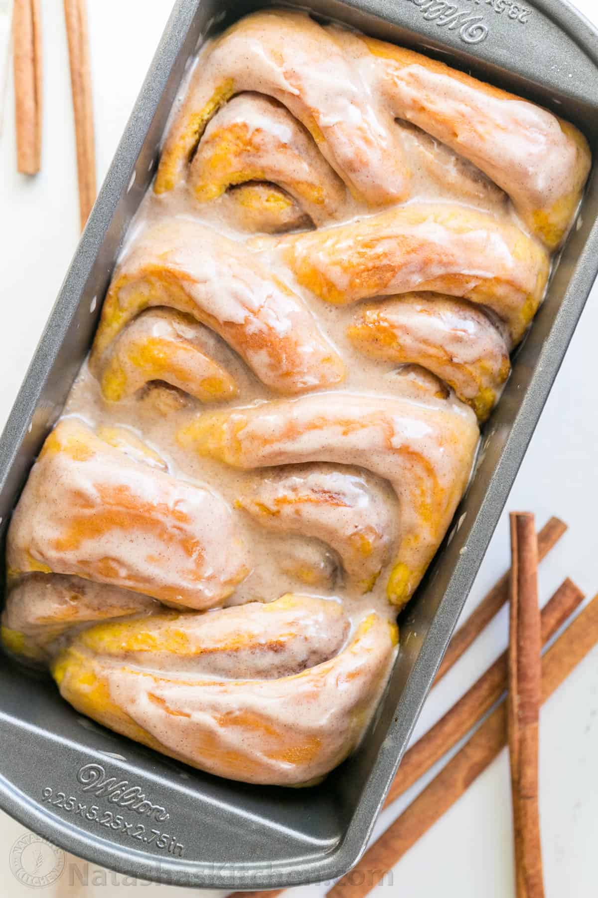 Pumpkin Pull-Apart Bread
