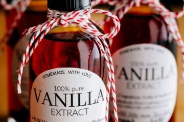 Learn how to make vanilla extract with 2 ingredients! Homemade vanilla extract will be your secret ingredient for baking. The best vanilla extract recipe! | natashaskitchen.com