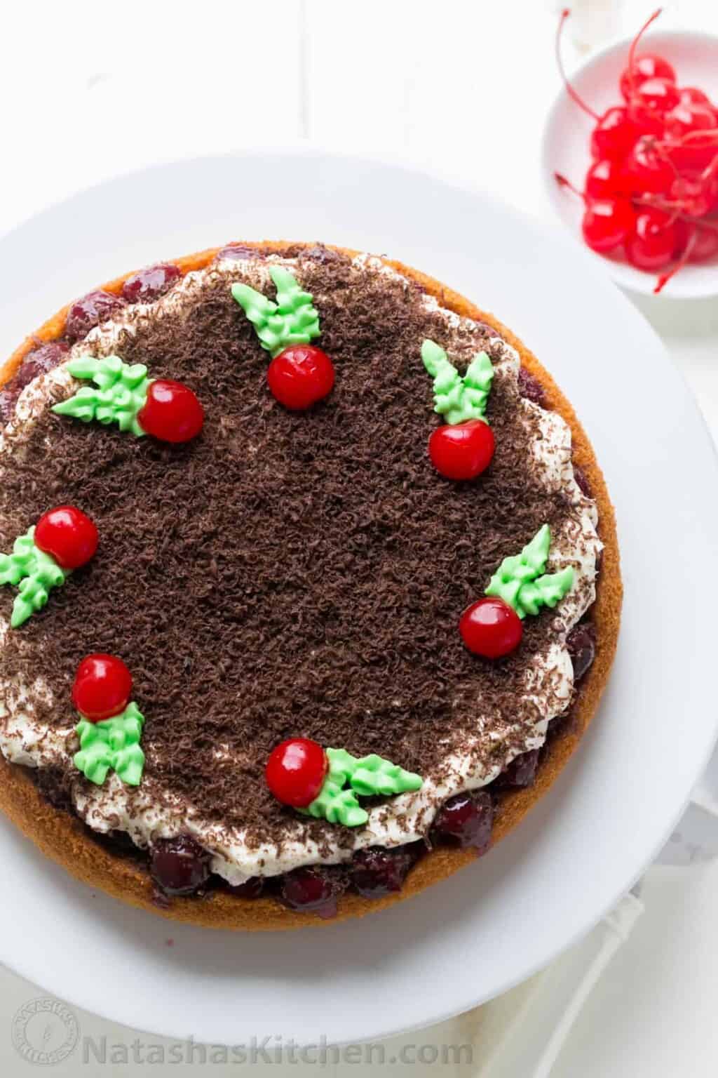 Cherry Christmas Cake Cherry Cake Natashaskitchen