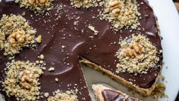 Royal Walnut Cake is beautiful and delicious! The Russian buttercream frosting will surprise you. Everything about this walnut cake is good! (Video Recipe) YOU CAN DO THIS! | natashaskitchen.com