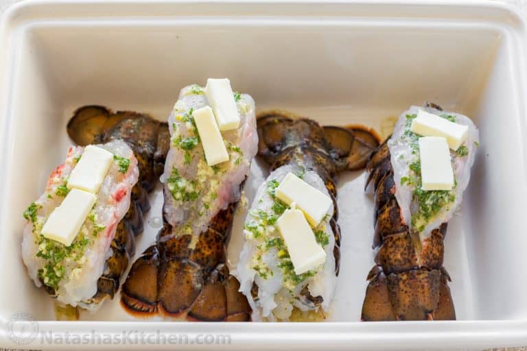 Lobster Tails Recipe with Garlic Lemon Butter