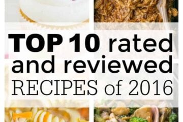 Top 10 Recipes of 2016. Fail proof, best recipes you'll make over and over! That's exactly what this is - most popular, best reviewed, reader favorites! | natashaskitchen.com