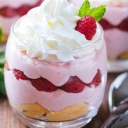 Raspberry Mousse cup
