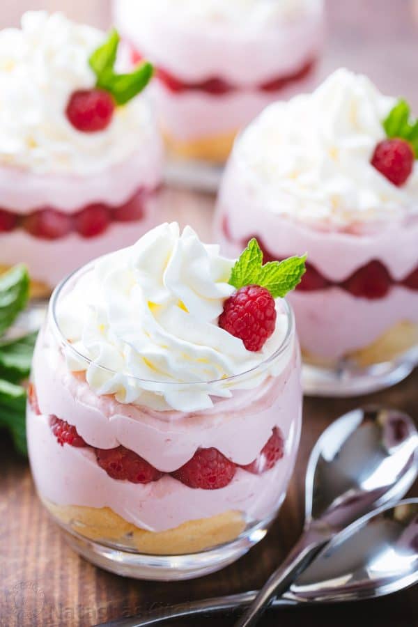 Raspberry Cream Dessert - Chef in Training