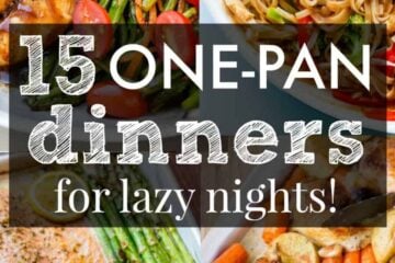 The Best One Pan Recipes to get you excited about dinner! These low stress one-dish, one-pan, one-pot recipes are creative and delicious with easy cleanup! | natashaskitchen.com