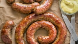 Learn how to make Homemade Sausage with this VIDEO recipe. Homemade sausage is a great way to use less expensive cuts of meat. The best kielbasa recipe! | natashaskitchen.com