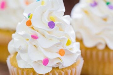 Swiss Meringue Buttercream will become your go-to buttercream frosting. Swiss meringue buttercream is silky and pipes beautifully on cakes and cupcakes | natashaskitchen.com